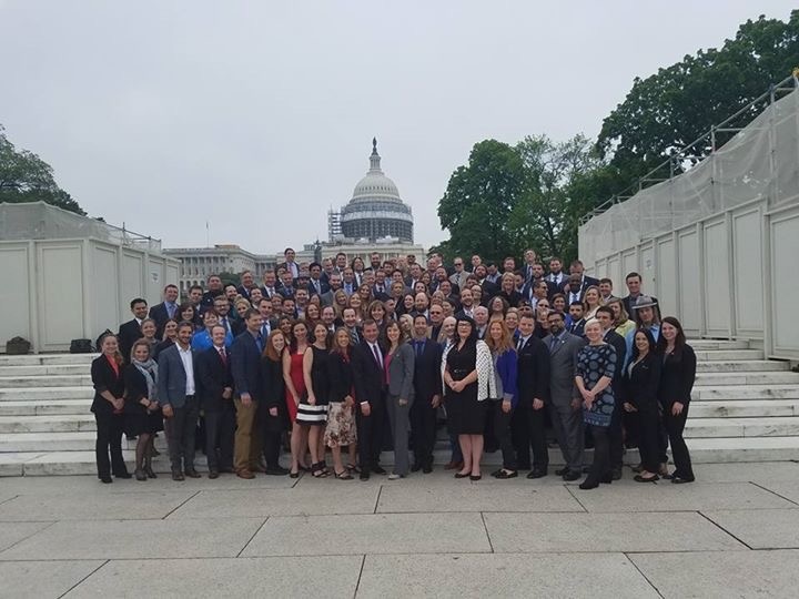 Surna lobbyists on Capitol Hill for Lobby Days, 2016